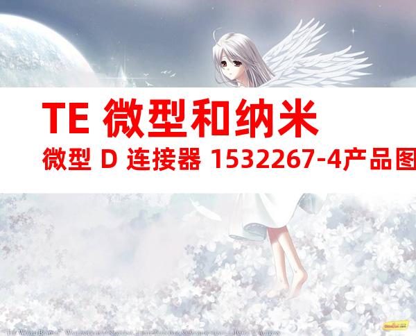 TE 微型和纳米微型 D 连接器 1532267-4产品图纸